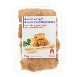 Nems au porc avec sauce nuoc-mâm (310g)