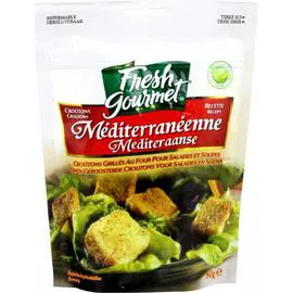 FRESH GOURMET Croûtons recette Méditerranéenne 80g