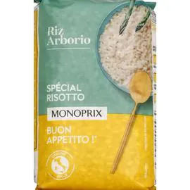 MONOPRIX Riz Arborio, spécial risotto 500g