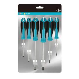 Set tournevis x6 (l'unité)