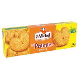 ST MICHEL Biscuits palmier au beurre 87g