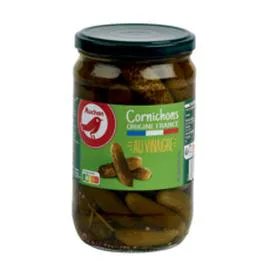 Cornichons au vinaigre en bocal (360g)