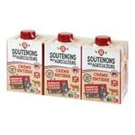 Crème liquide UHT (3x20cl)