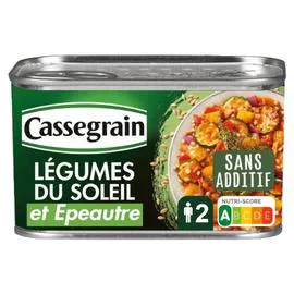 CASSEGRAIN Légumes du soleil et épeautre 375g