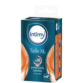 Préservatifs Taille XL lubrifiés - x28 (x28)