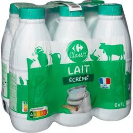Lait écrémé (6x1l)