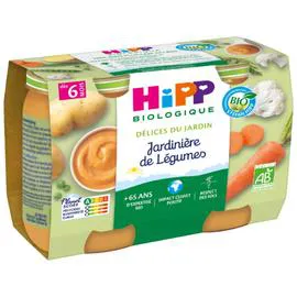 Petits pots jardinière légumes, dès 6 mois (2x190g)
