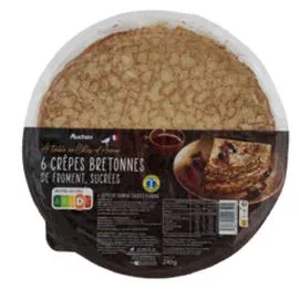 Crêpes bretonnes de froment sucrées (240g)