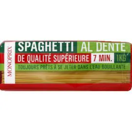 MONOPRIX Spaghetti, de qualité supérieure 1kg