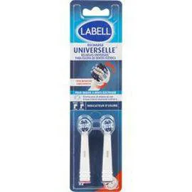 Recharge universelle pour brosse à dents électriques (x2)