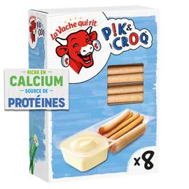 LA VACHE QUI RIT Fromage Pik & Croq x8 280g