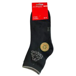 Socquettes homme noir T39/42 (x3)