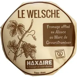 Le Welsche Fromage Affiné en Alsace au Marc Gewurztraminer (220g)