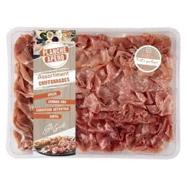 Assortiment de chiffonnades planche apéro (320g)