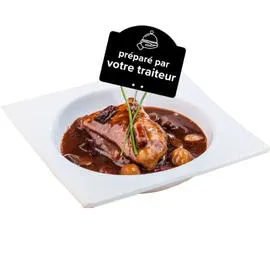Plat cuisiné coq au vin (150g)