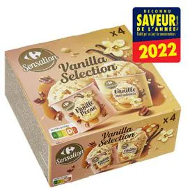 Glaces vanille macadamia/vanille pécan (240g)