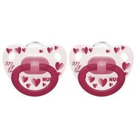 Tétine embout physiologique base extra-fine silicone 18-36mois classic My Love (x2)