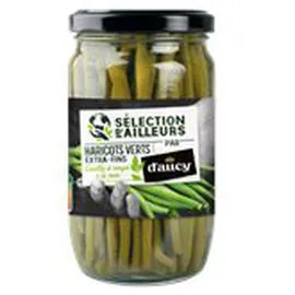 D'AUCY Haricots verts en bocal Extra-fins 180g