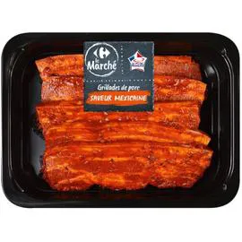 Poitrine de porc à la mexicaine (500g)