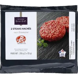MONOPRIX GOURMET Steak haché 5%MG 250g