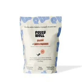 PETTY WELL Croquettes poulet petite taille chien 1kg