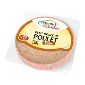 Petit délice de poulet fumé Oriental Viandes Halal (150g)