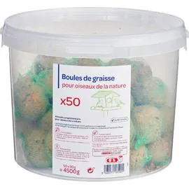Boules de graisse pour oiseaux (50x90g)