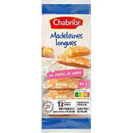 CHABRIOR Madeleines longues aux perles de sucre 250g