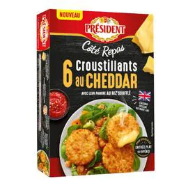 PRÉSIDENT Croustillants au cheddar 150g