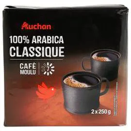 Café moulu classico 100% arabica intensité 7 (500g)