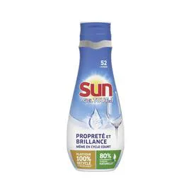 SUN Gel Lave-Vaisselle Tout-En-1 52 Lavages 900ml
