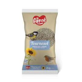 Graines pour oiseaux, tournesol (3kg)