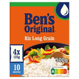 BEN'S ORIGINAL Ben's Original Riz Long grain Sachet Cuisson 4x125g