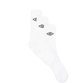 Mi-chaussettes homme blanc 39/42 (x3)