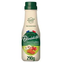 BÉNÉDICTA Sauce crudités nature 290g