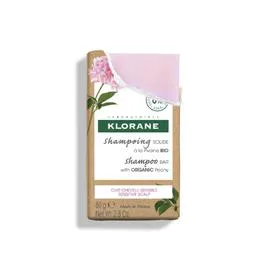 Shampoing Solide Cuir Chevelu Sensible à la Pivoine Bio (80g)