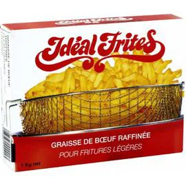 Graisse de boeuf raffinée pour fritures légères (1kg)