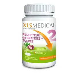 Complément Alimentaire Réducteur De Graisses + Sucres Perte De Poids+ (x120)