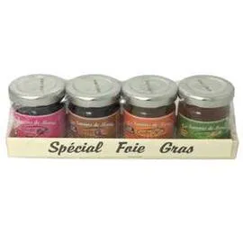 Coffret de confits spécial foie gras (4x40g)
