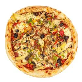 Pizza Veggie faite sur place (620g)