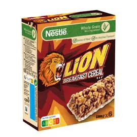 NESTLÉ, LION Barres de céréales Caramel chocolat 6x25g