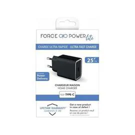 Chargeur secteur USB C - FPLICS1C25WPDRB - Noir (l'unité)
