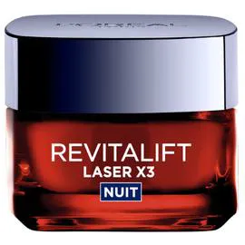 L'ORÉAL PARIS, REVITALIFT LASER Crème-Masque Visage Nuit Anti-Rides 50ml