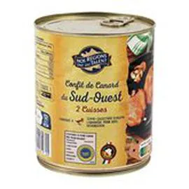 NOS RÉGIONS ONT DU TALENT Confit canard 2 cuisses 425g