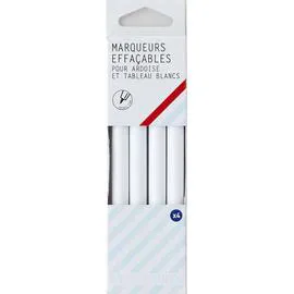 MONOPRIX Marqueurs effaçables bleus x4 l'unité