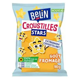 Biscuits apéritifs au fromage Croustilles Stars (90g)