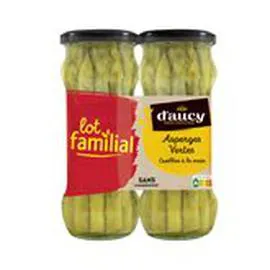 Asperges vertes grosses en bocal (2x205g)