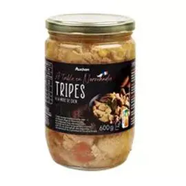 AUCHAN TERROIR Tripes à la mode de Caen A table en Normendie 600g