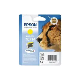 EPSON Cartouche d'encre T0714 - Yellow l'unité