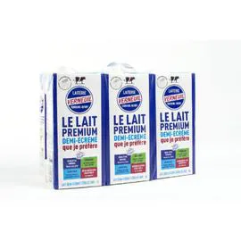 Lait Demi-Ecreme Stérilisé UHT Sans OGM VERNEUIL (1l)